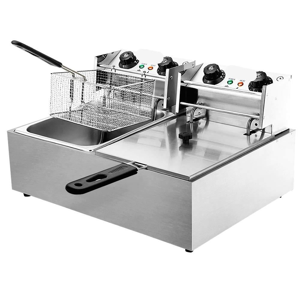 Kitchen Appliances Usa - Freidora Eléctrica Comercial de 20L con