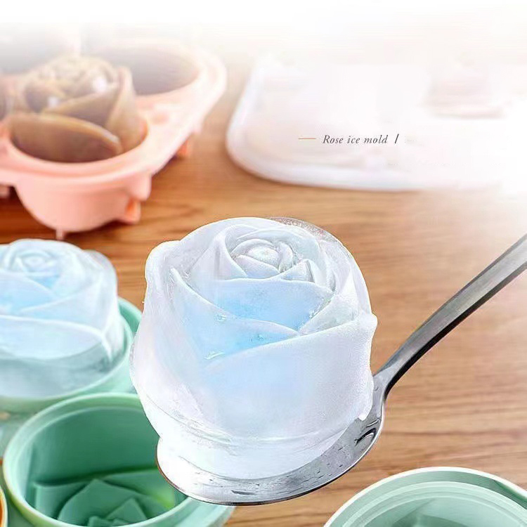 Kitchen Appliances Shelves - Moldes de hielo de rosas 3D,