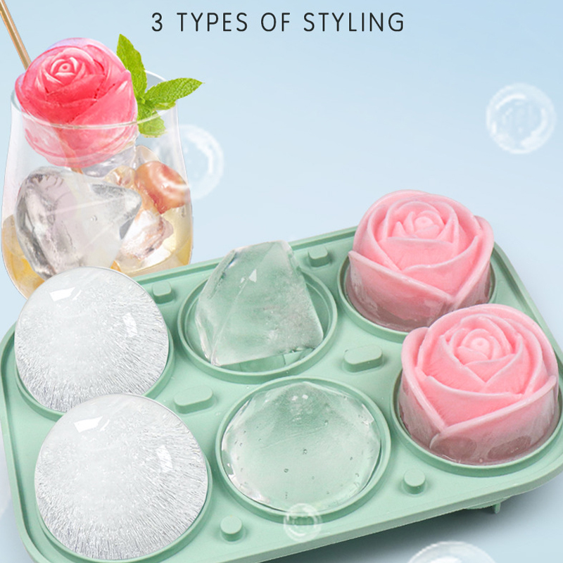 Kitchen Appliances Shelves - Moldes redondos para cubitos de hielo