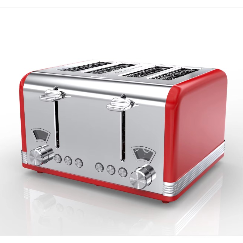 Toaster 4 Slice - Tostadora de 4 ranuras extra anchas