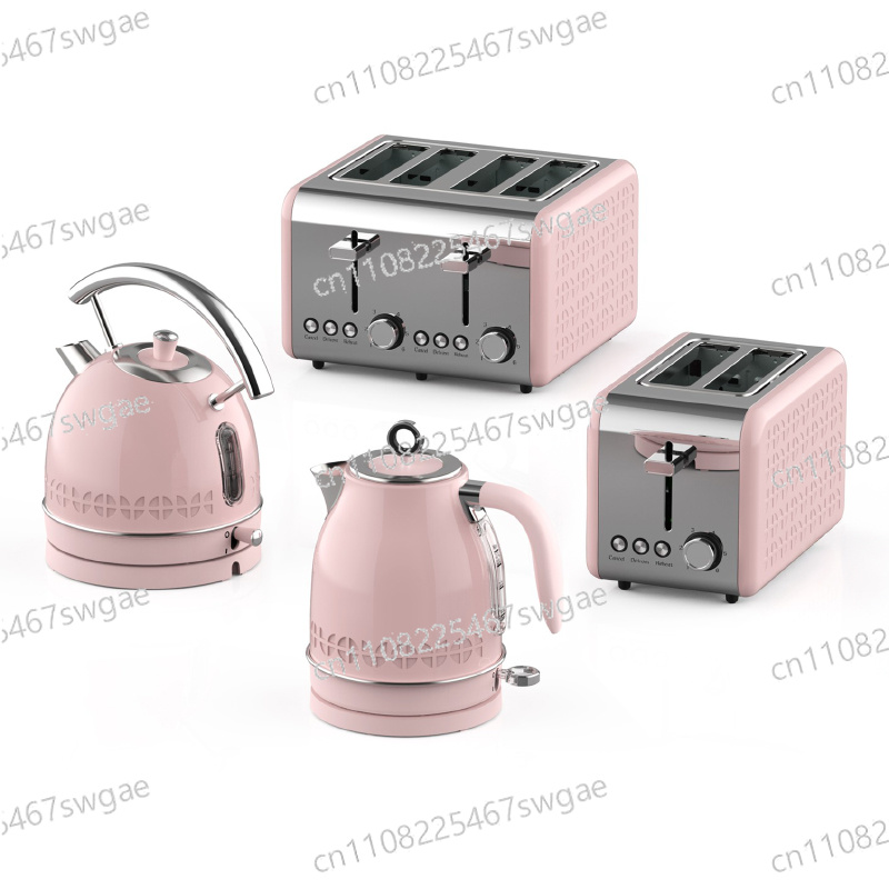 Toaster 4 Slice - Juego de Tetera y Tostadora, Licuadora,