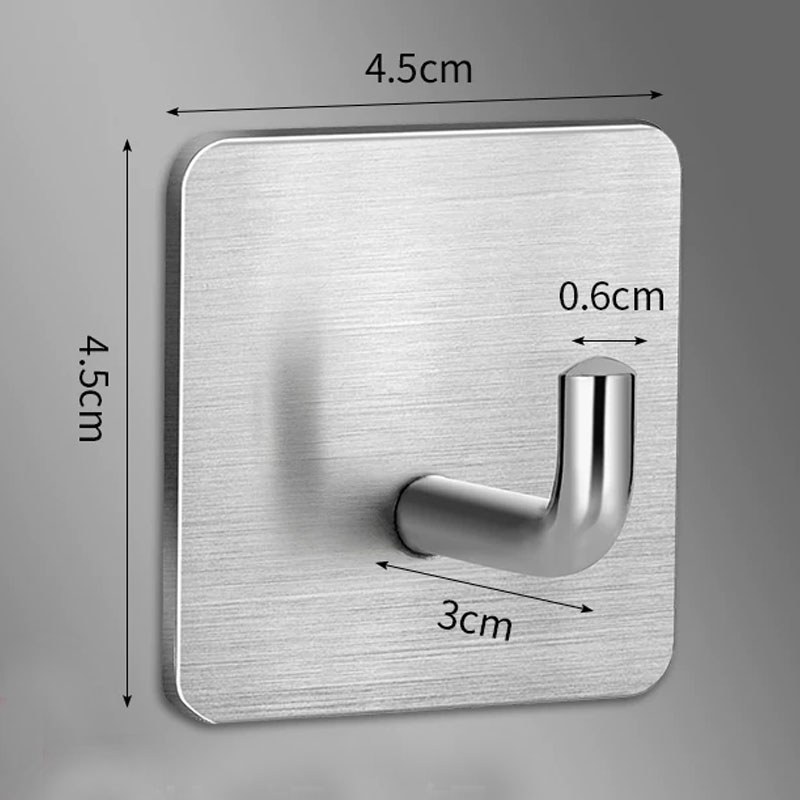 Gancho Adhesivo de Acero Inoxi - Kitchen Appliances Shelves reseña y precio