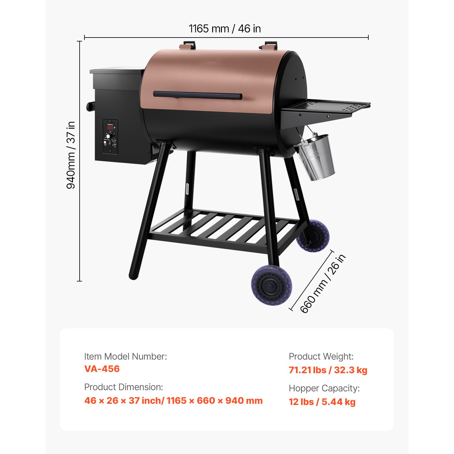 Parrilla Ahumadora de Pellets  - Electric Smoker Bbq reseña y precio