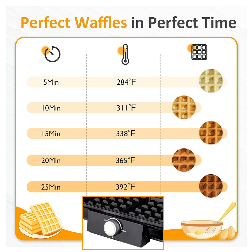 Máquina para hacer gofres belg - Toaster 4 Slice reseña y precio