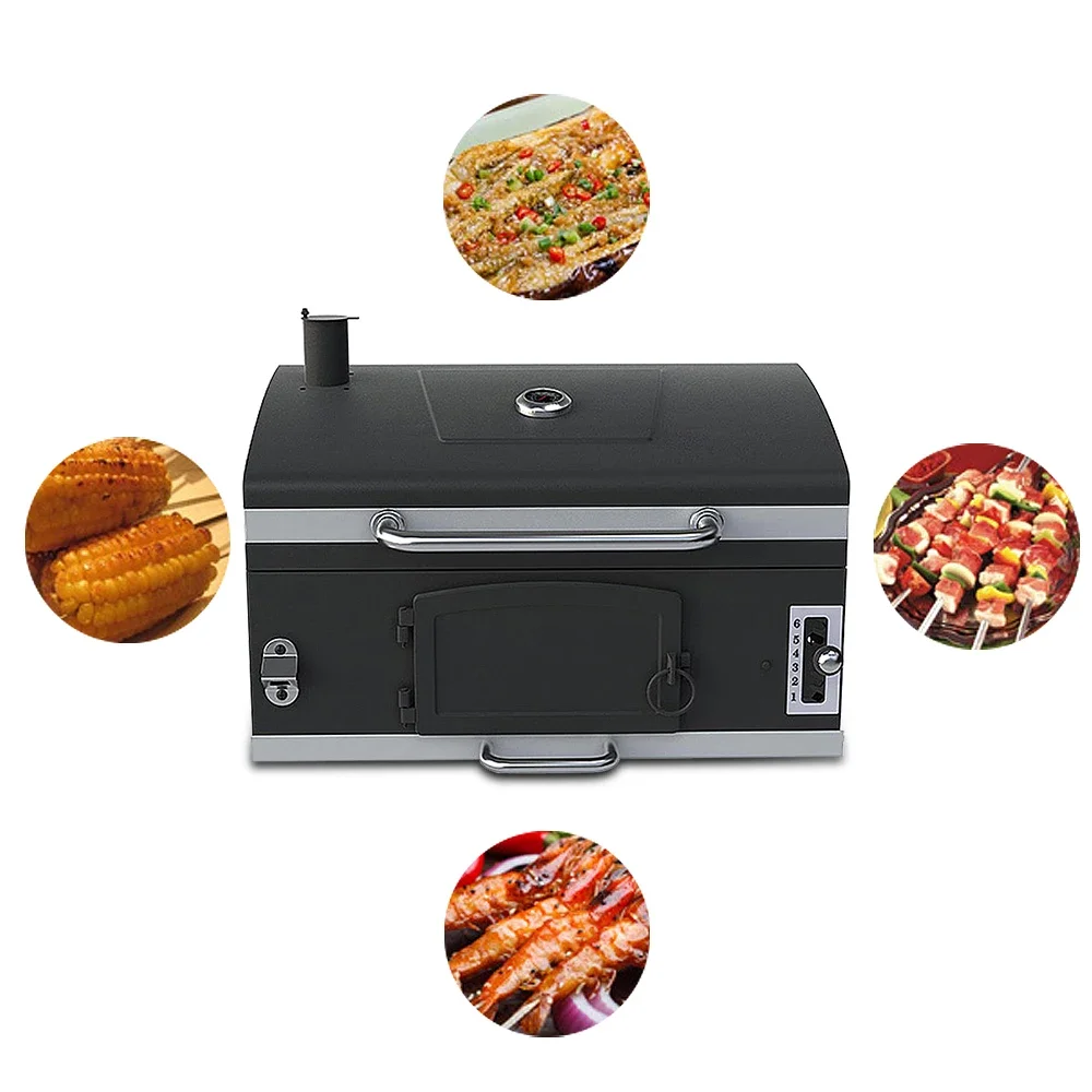 Asador de carbón comercial gra - Electric Smoker Bbq reseña y precio