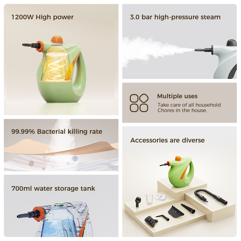 Limpiador a vapor de alta temp - Kitchen Appliances Usa reseña y precio