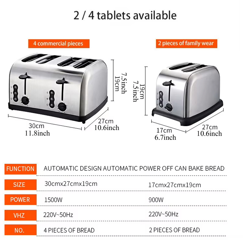 Tostadora Eléctrica Doméstica  - Toaster 4 Slice reseña y precio