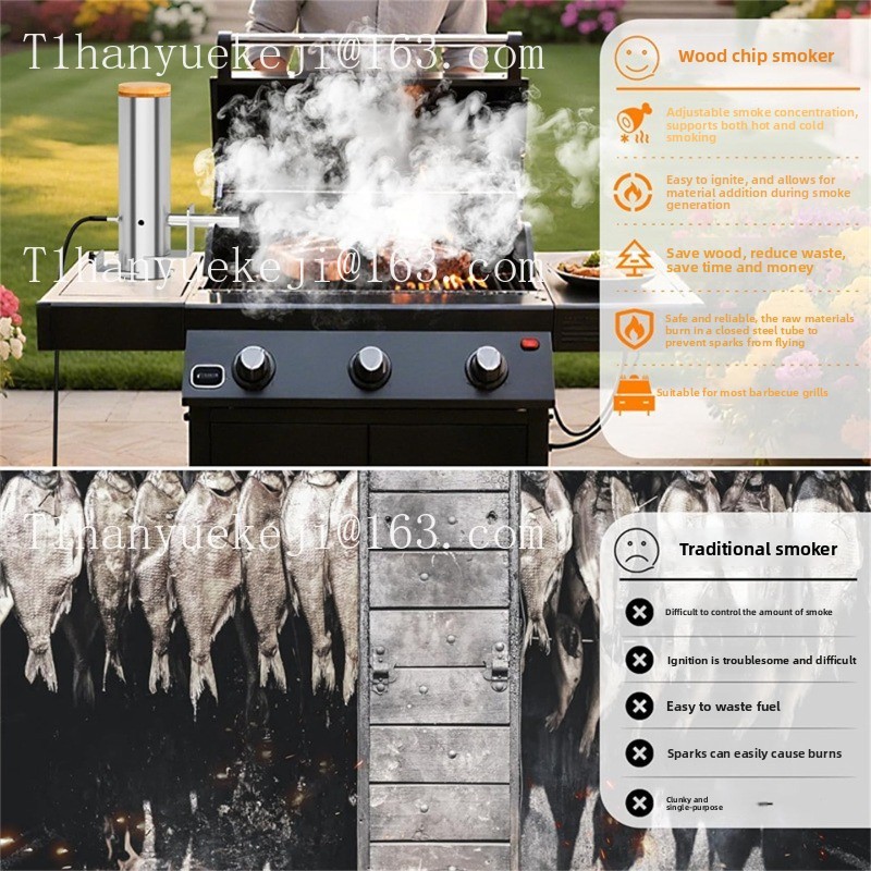 Parrilla eléctrica para barbac - Electric Smoker Bbq reseña y precio