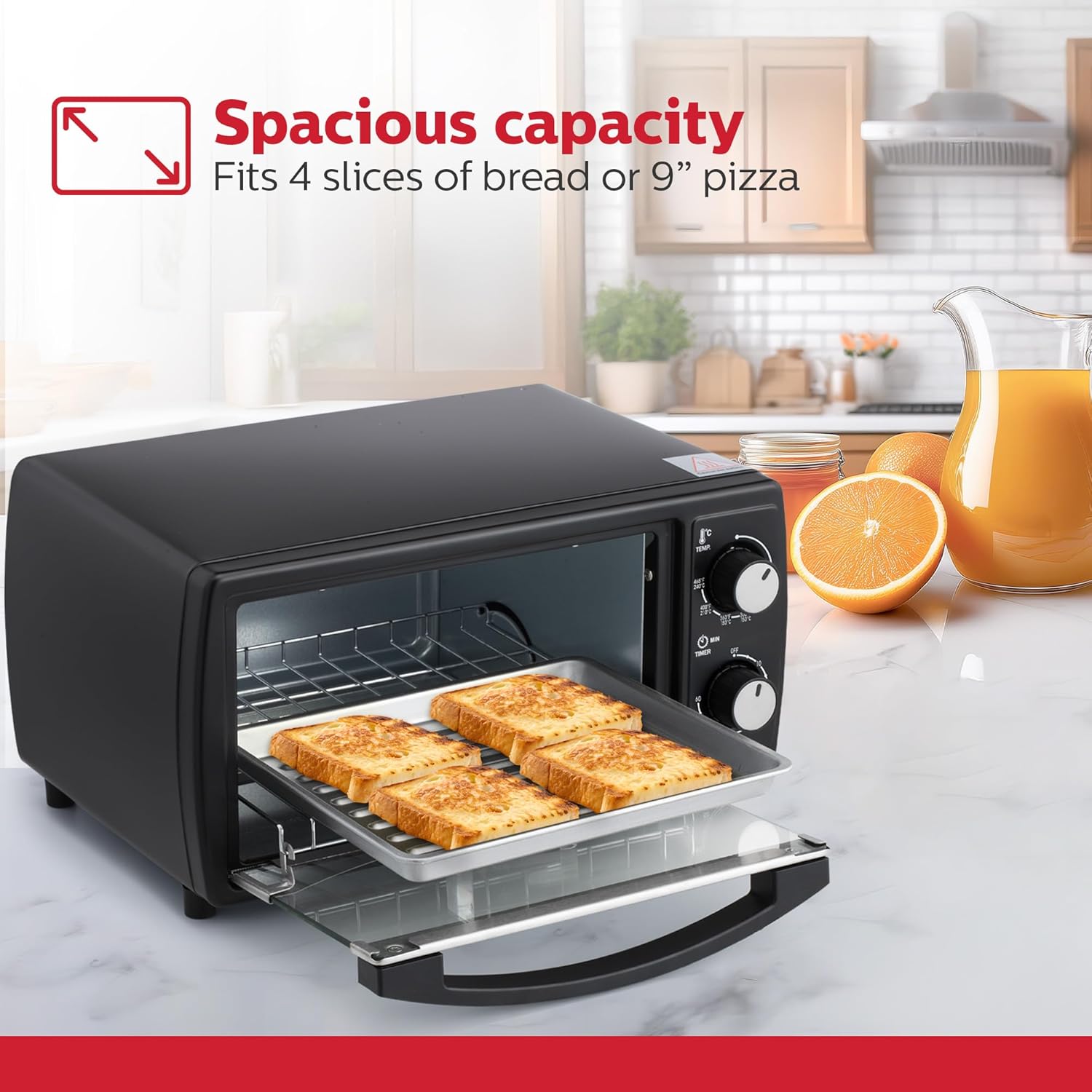 Horno Tostador Compacto de 4 R - Toaster 4 Slice reseña y precio